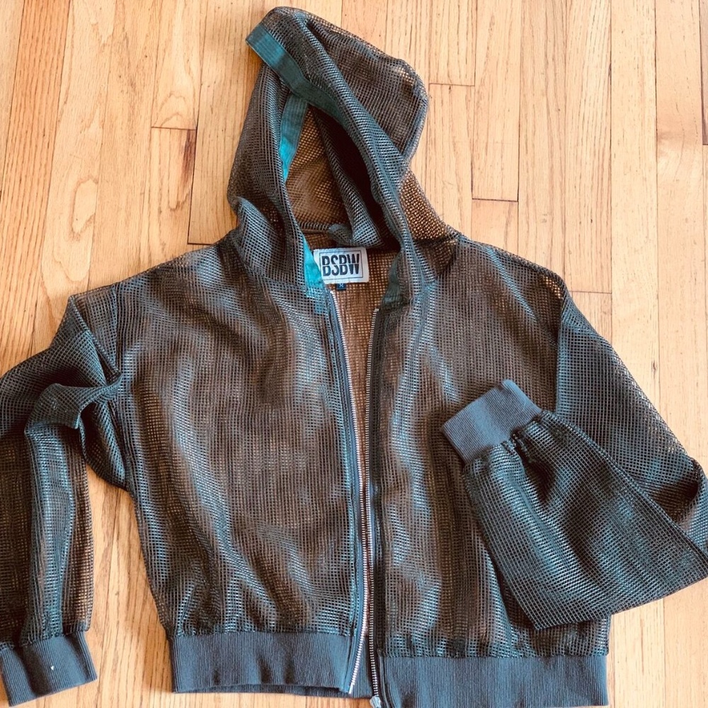 BSBW Sheer mesh material lightweight hoodie